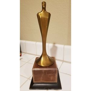 Art deco bronze Oscar Academy award  movie mcm